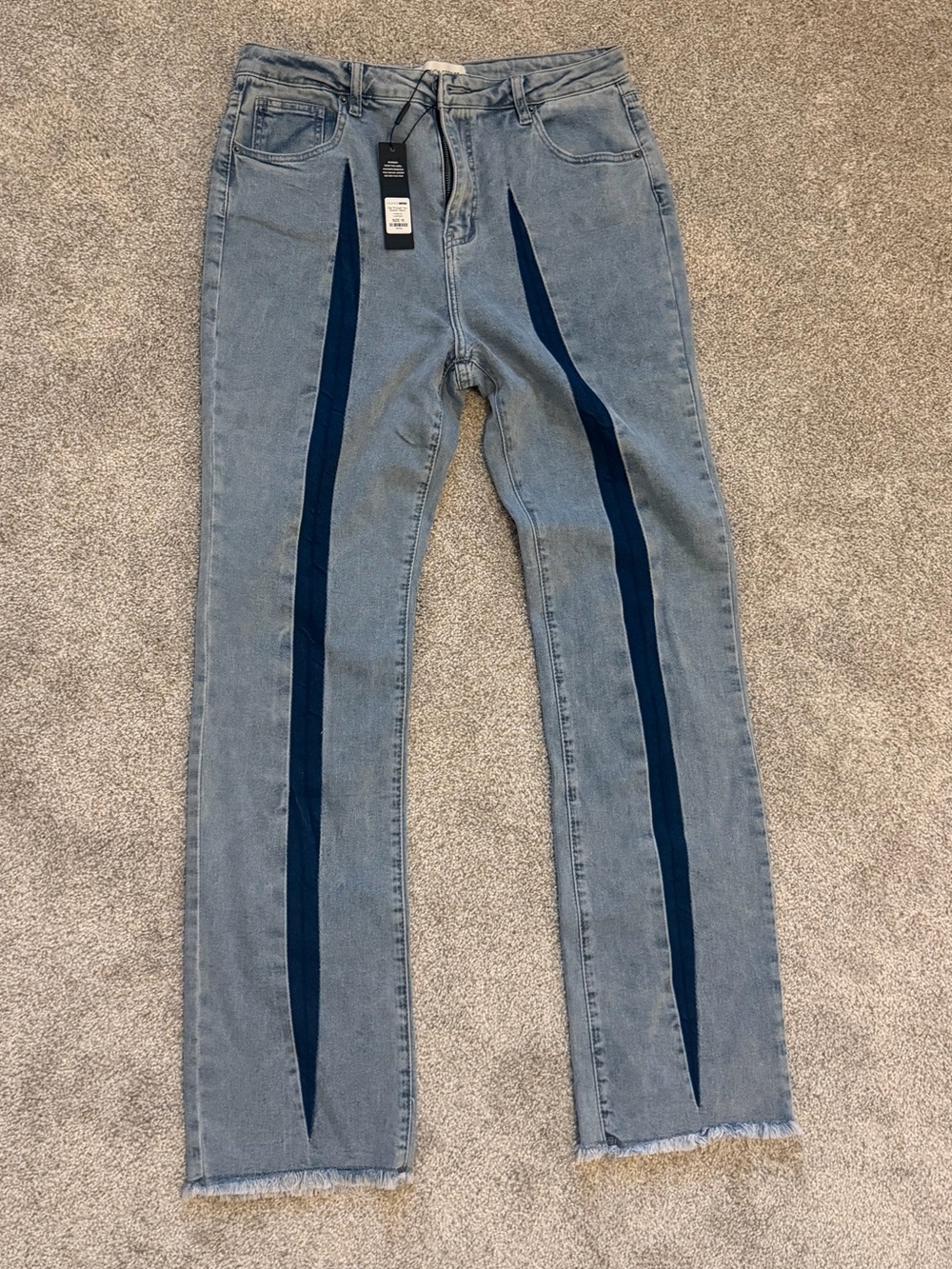 Fashion Nova Light Wash See Through You Bootcut Jeans – Size 15 NWT